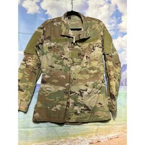 Men's Tac Shield Army Military Uniform Jacket No Size Tag chest 20" Length 28"